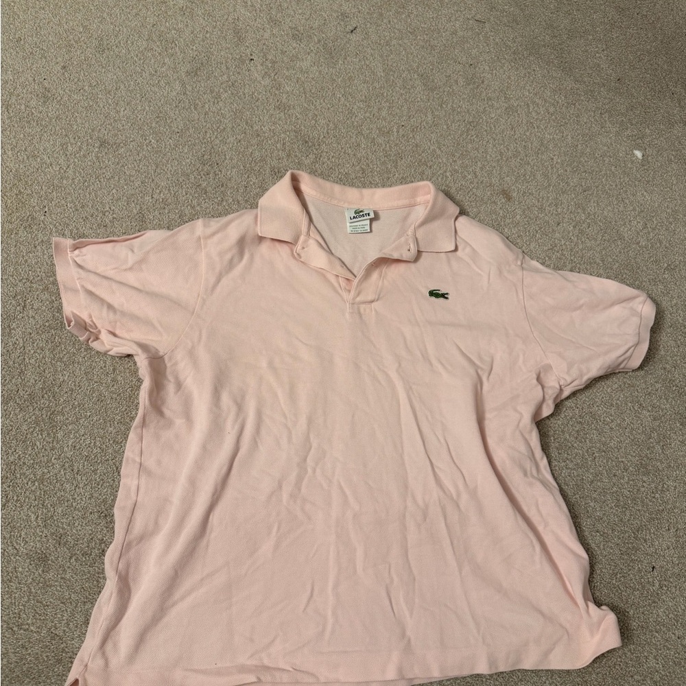 Lacoste Light Pink Polo Shirt